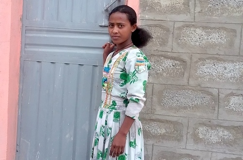 Adebar from Ethiopia in 2021. Photo for The Hunger Project